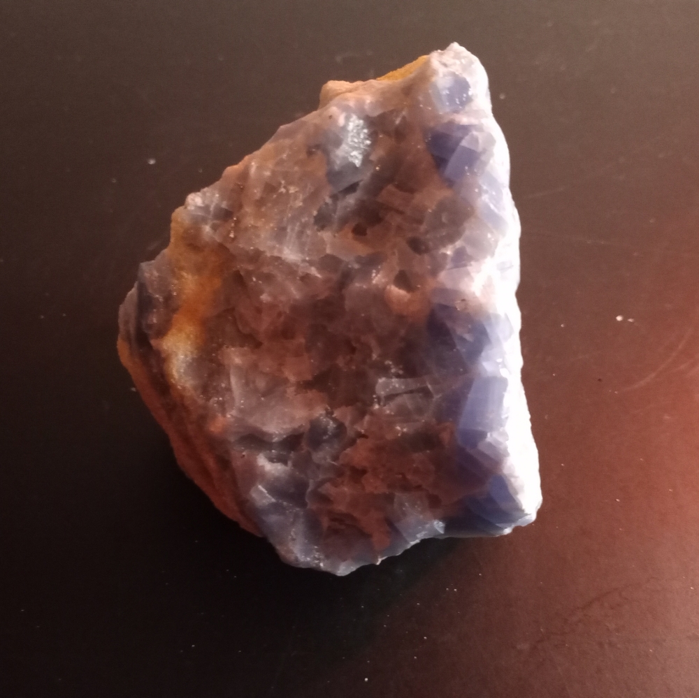 Blue Agate Geode approx 2 LBS